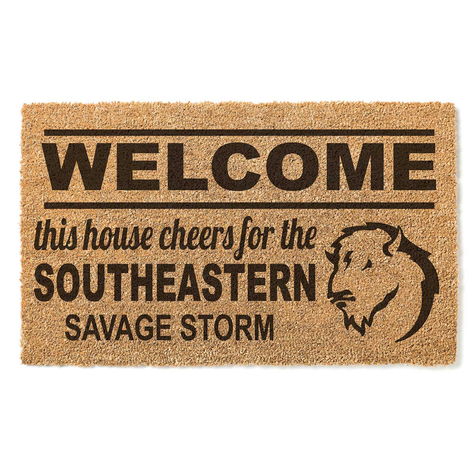 Southeastern Oklahoma State Savage Storm 18" x 30" Welcome Doormat