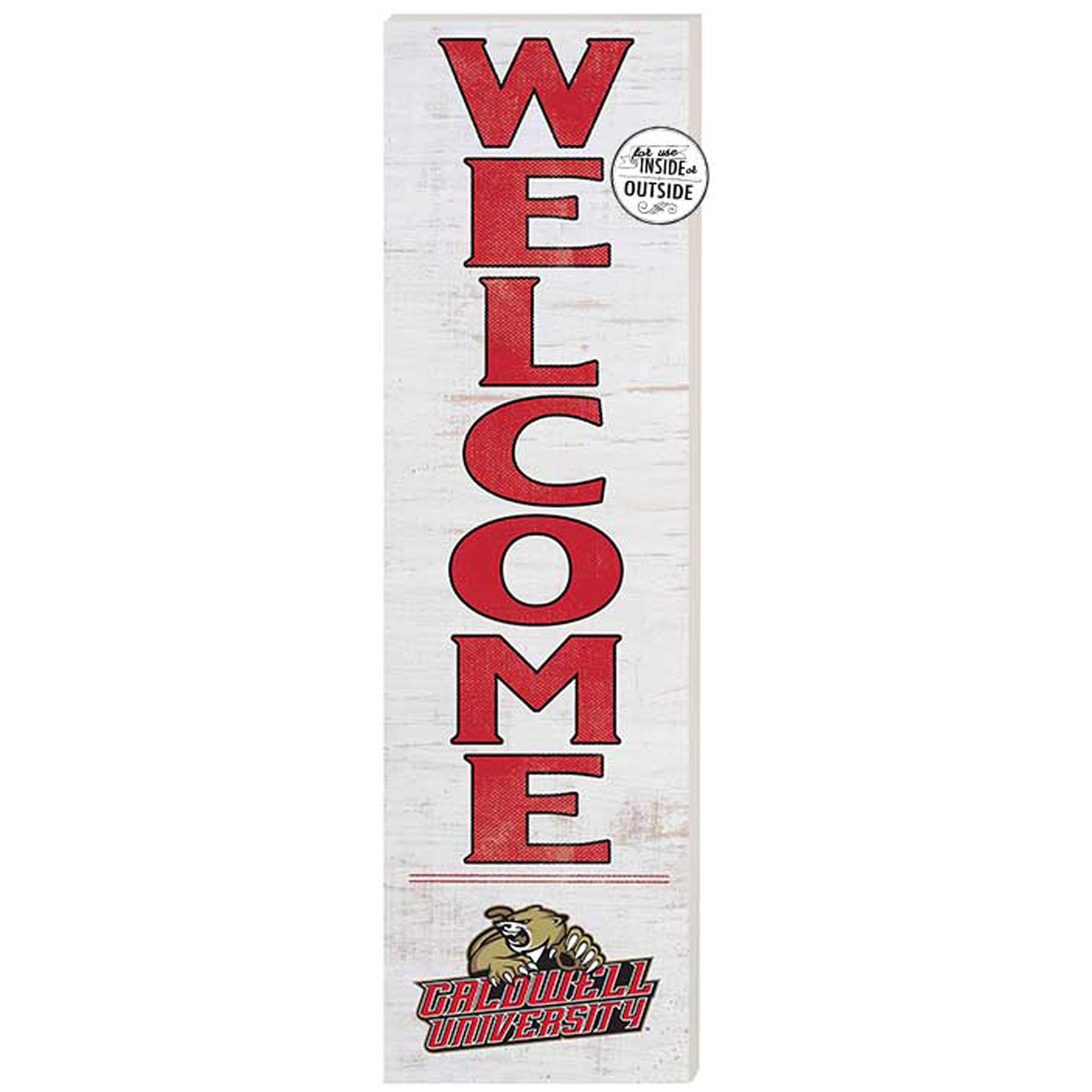Caldwell Cougars 10'' x 35'' Indoor/Outdoor Welcome Sign