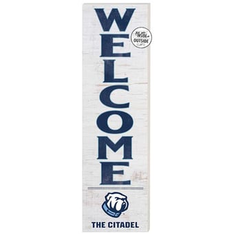 Citadel Bulldogs 10'' x 35'' Indoor/Outdoor Welcome Sign