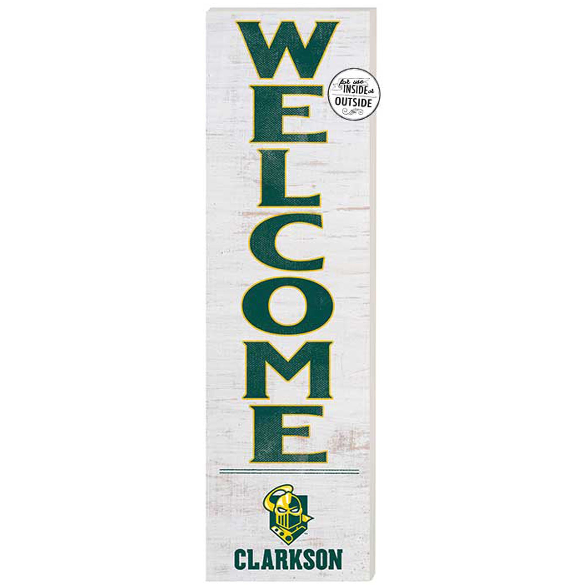 Clarkson Golden Knights 10'' x 35'' Indoor/Outdoor Welcome Sign