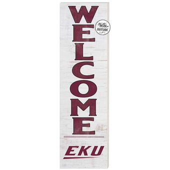 Eastern Kentucky Colonels 10'' x 35'' Indoor/Outdoor Welcome Sign