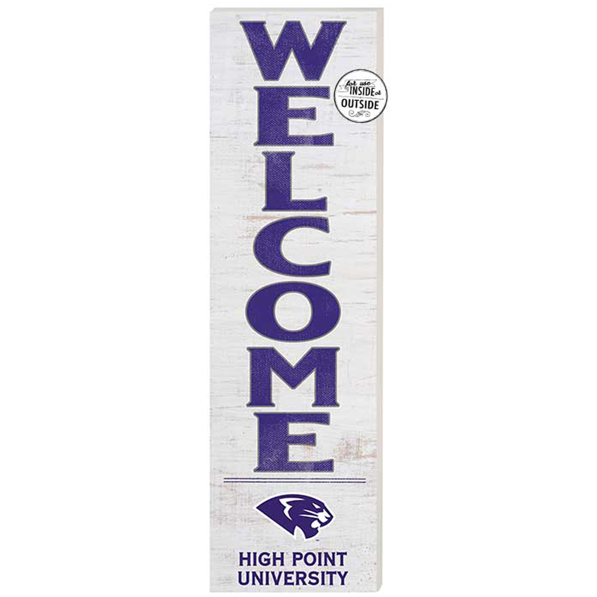 High Point Panthers 10'' x 35'' Indoor/Outdoor Welcome Sign