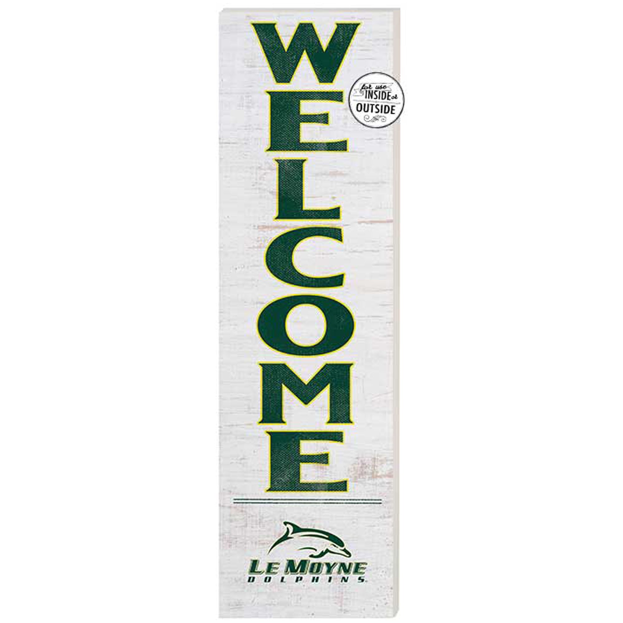 Le Moyne Dolphins 10'' x 35'' Indoor/Outdoor Welcome Sign