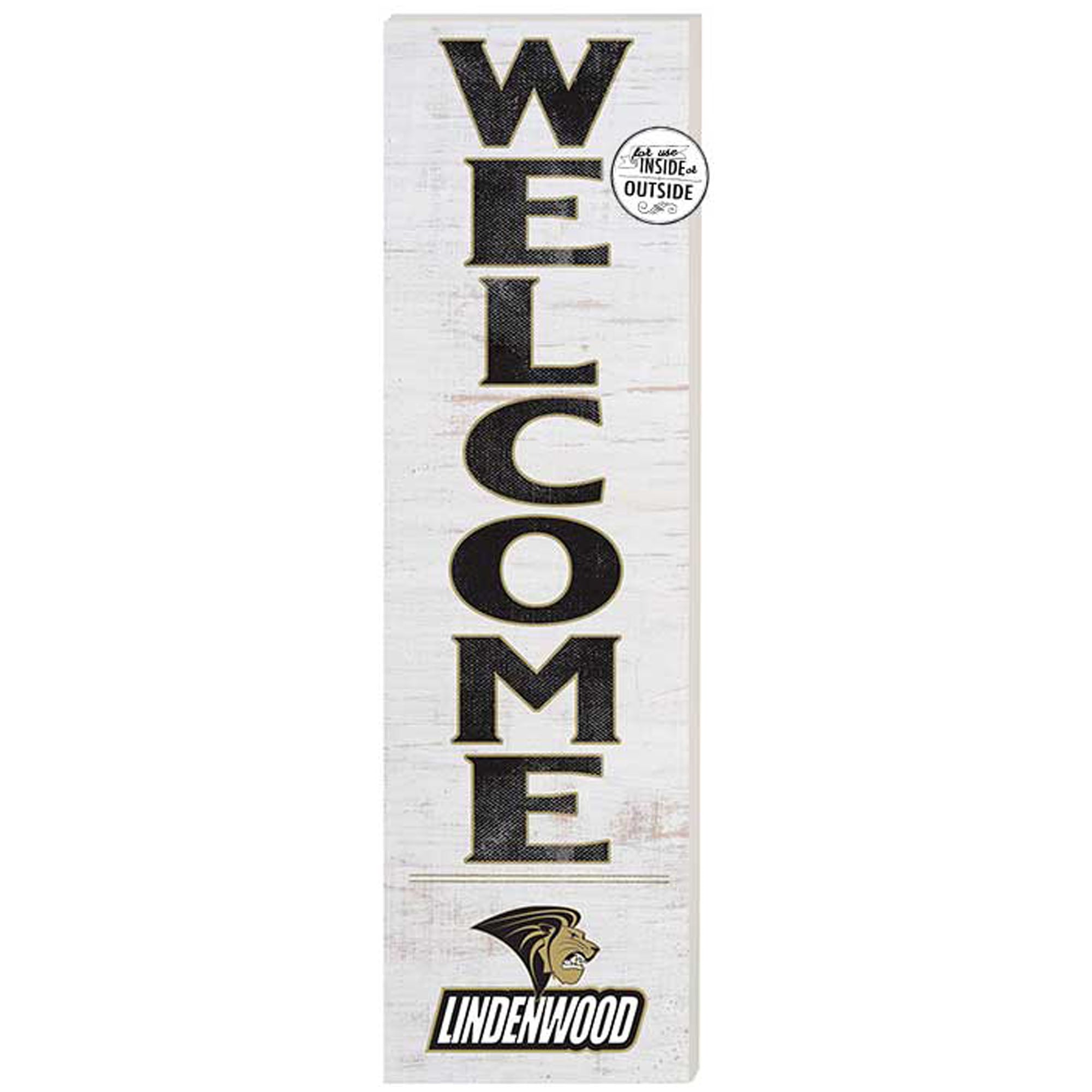 Lindenwood Lions 10'' x 35'' Indoor/Outdoor Welcome Sign