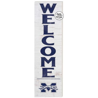 Moravian Greyhounds 10'' x 35'' Indoor/Outdoor Welcome Sign