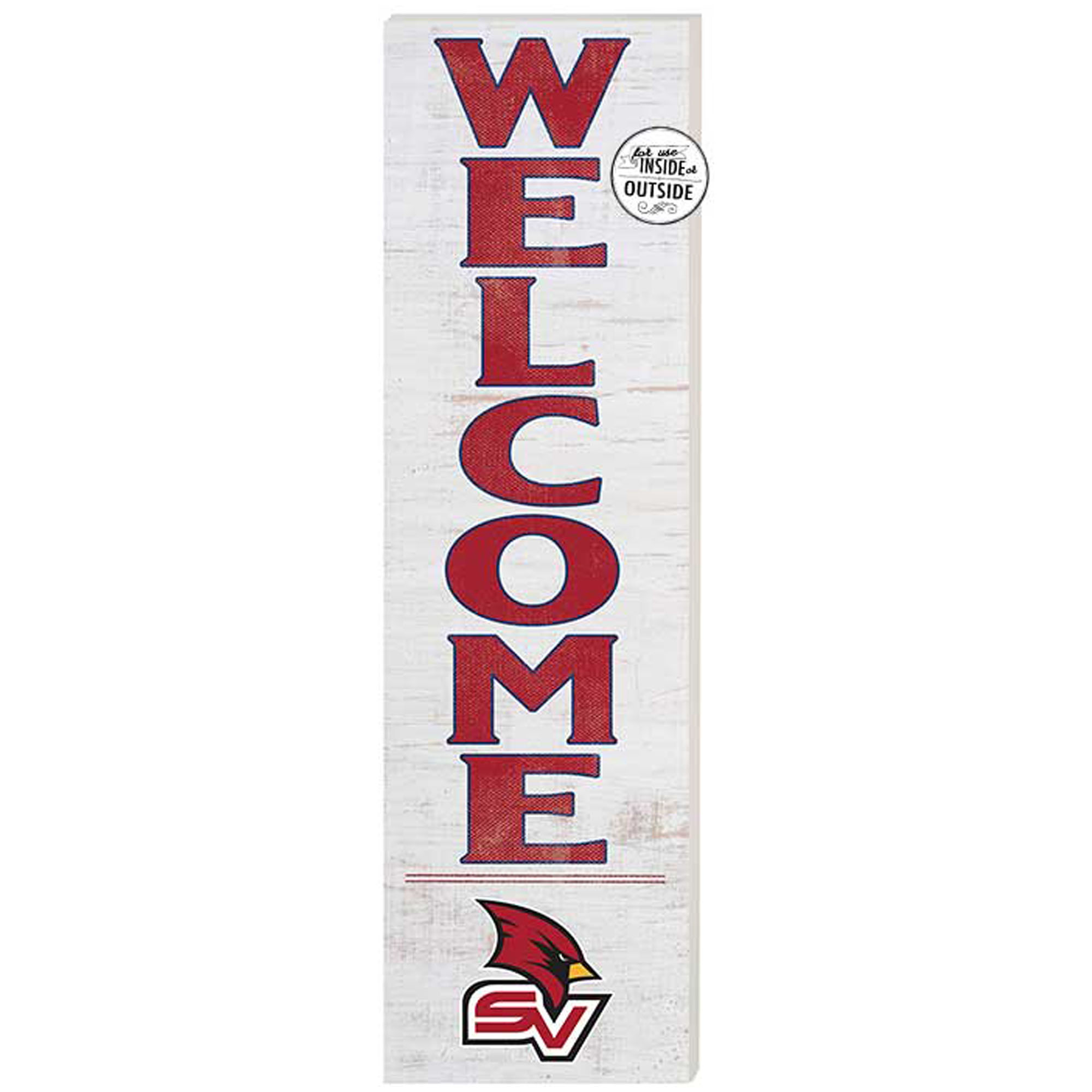 Saginaw Valley State Cardinals 10'' x 35'' Indoor/Outdoor Welcome Sign
