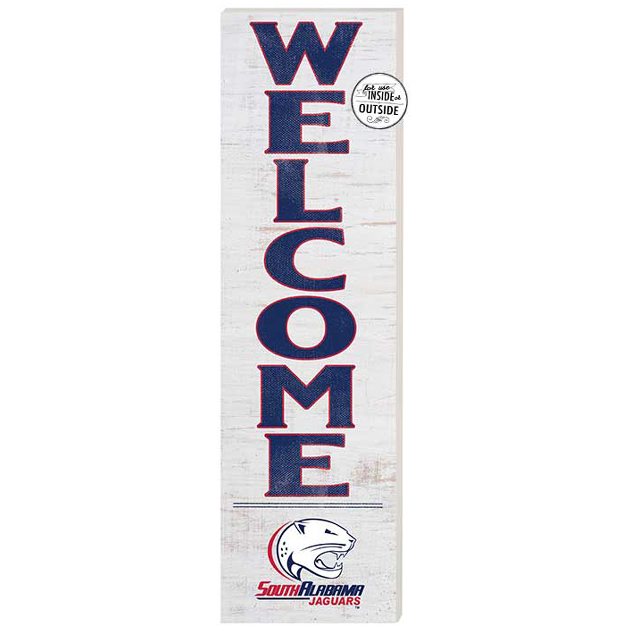 South Alabama Jaguars 10'' x 35'' Indoor/Outdoor Welcome Sign