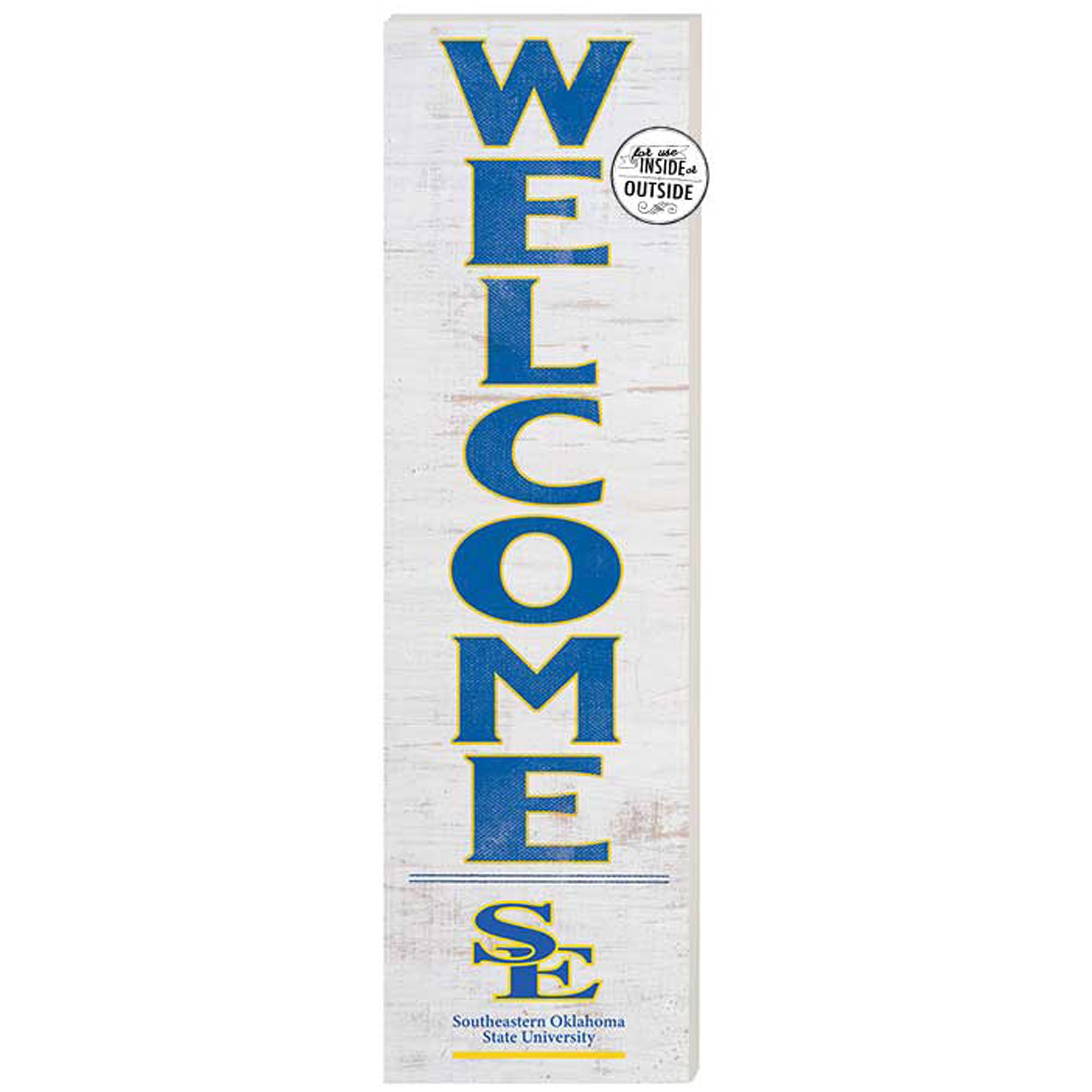 Southeastern Oklahoma State Savage Storm 10'' x 35'' Indoor/Outdoor Welcome Sign
