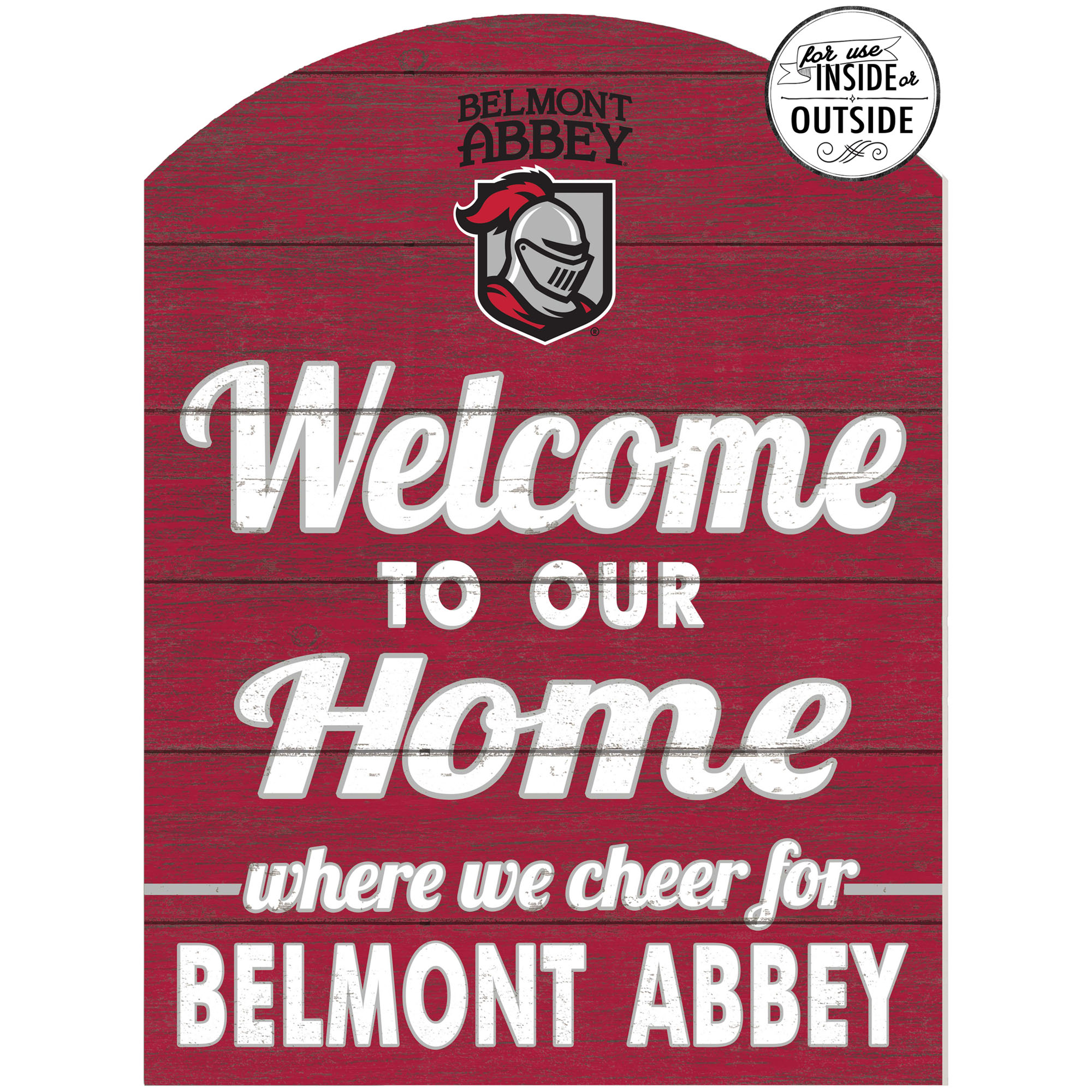 Belmont Abbey Crusaders 16'' x 22'' Indoor/Outdoor Marquee Sign