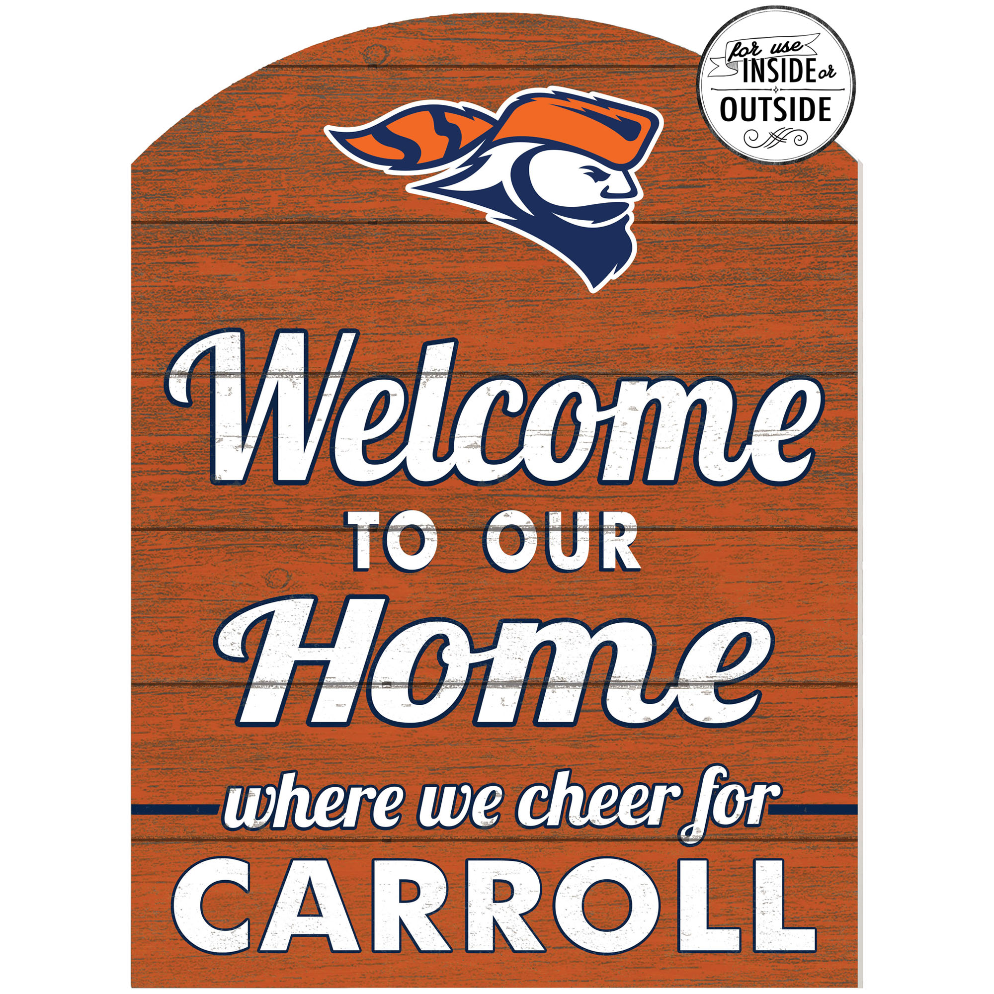 Carroll University Pioneers 16'' x 22'' Indoor/Outdoor Marquee Sign