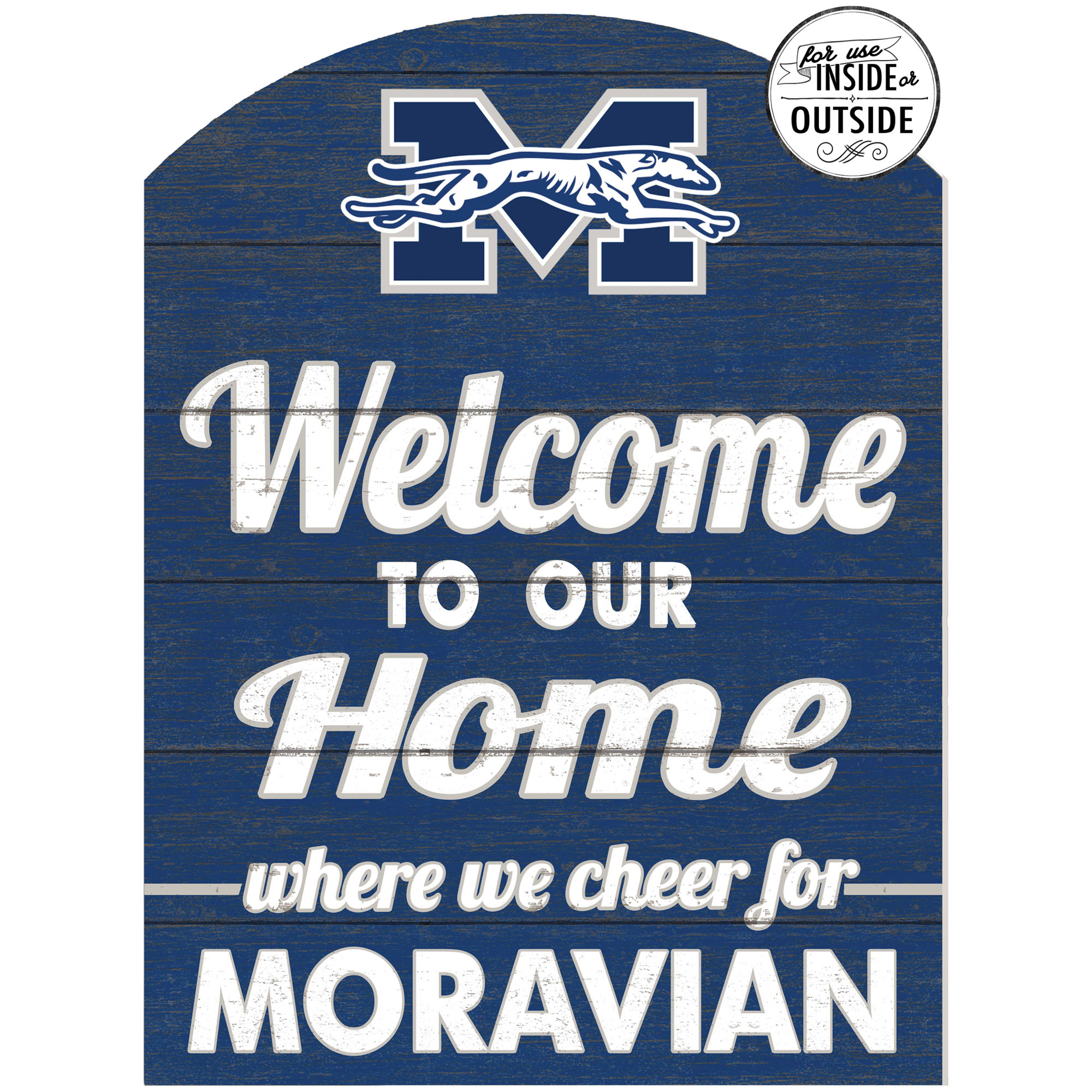 Moravian Greyhounds 16'' x 22'' Indoor/Outdoor Marquee Sign