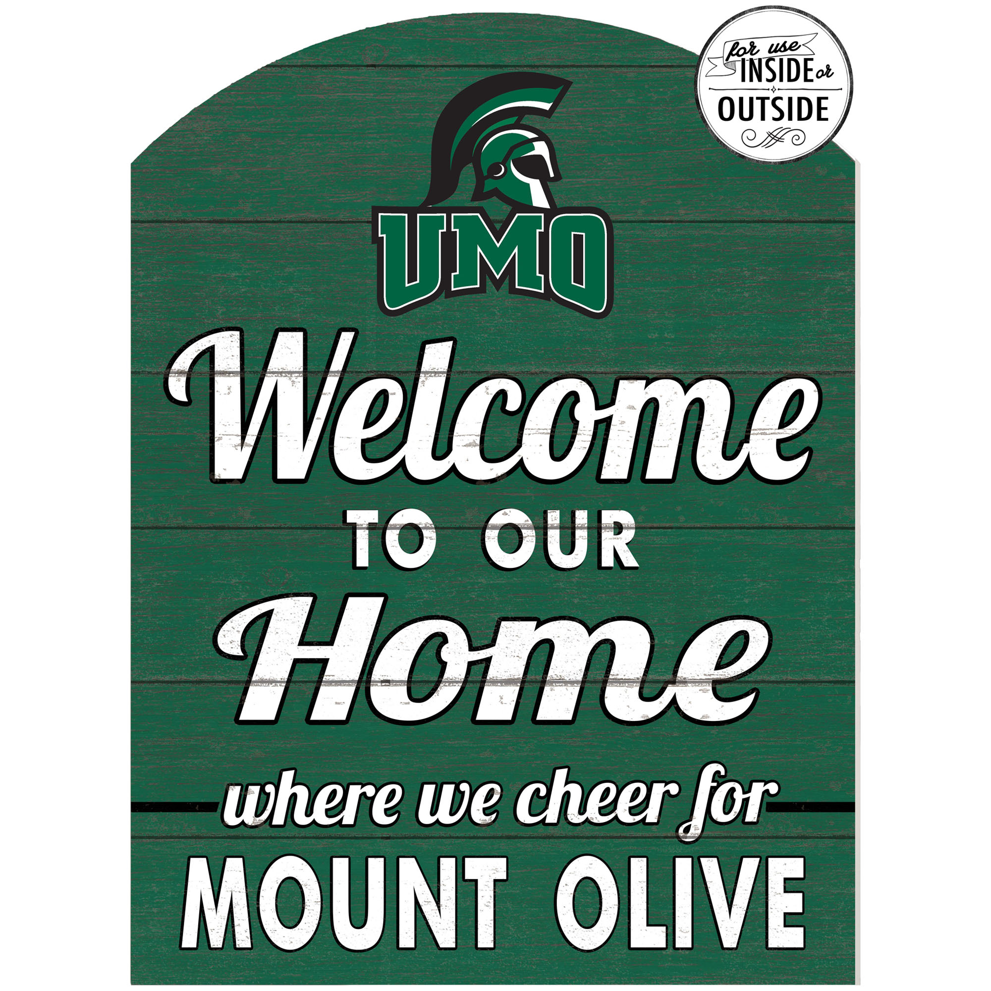 Mount Olive Trojans 16'' x 22'' Indoor/Outdoor Marquee Sign