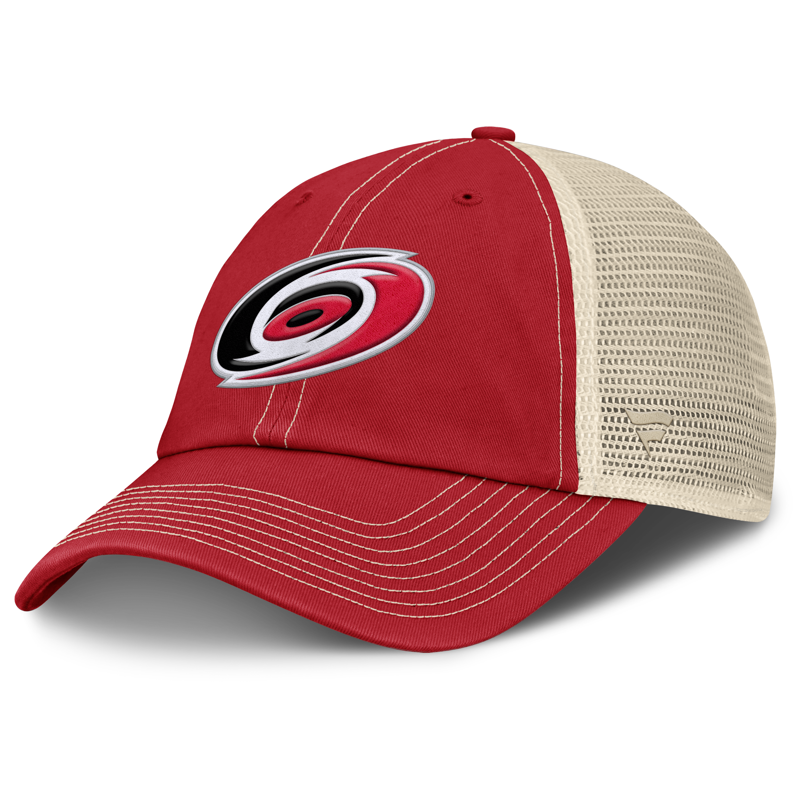 Men’s Fanatics Red/Natural Carolina Hurricanes Rival Trucker Adjustable Hat Men’s Fanatics Red/Natural Carolina Hurricanes Rival Trucker Adjustable Hat