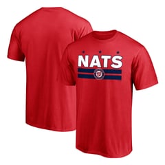 Men's Red Washington Nationals Hometown Collection Nat Flag T-Shirt