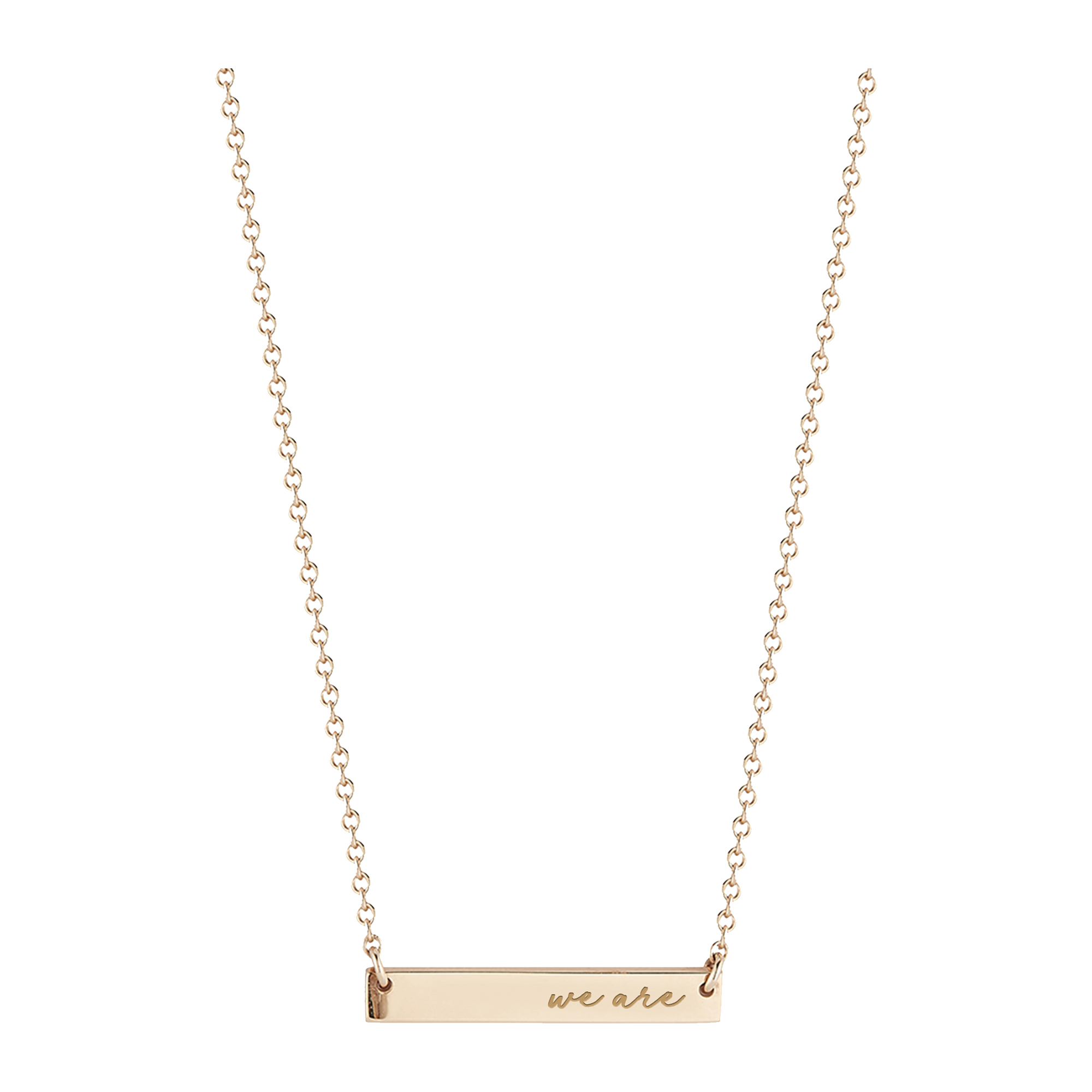 Women's Kyle Cavan  Gold Penn State Nittany Lions Horizontal Bar Necklace