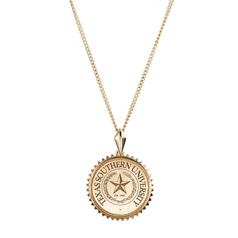 Women's Kyle Cavan  Gold Texas Southern Tigers Sunburst Necklace