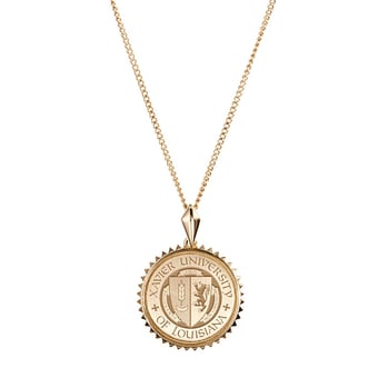 Women's Kyle Cavan  Gold Xavier University of Louisiana Gold Rush Sunburst Necklace