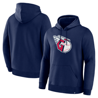 Men's Fanatics Navy Cleveland Guardians Primary Logo Legacy Hoodie