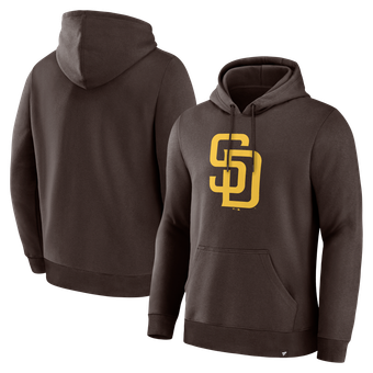Men's Fanatics Brown San Diego Padres Primary Logo Legacy Hoodie