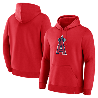 Men's Fanatics Red Los Angeles Angels Primary Logo Legacy Hoodie