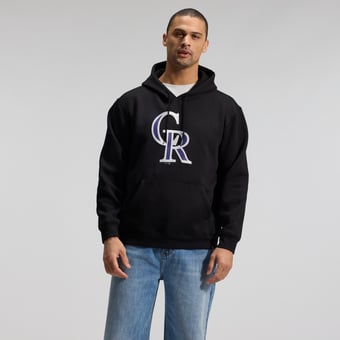 Men's Fanatics Black Colorado Rockies Primary Logo Legacy Hoodie