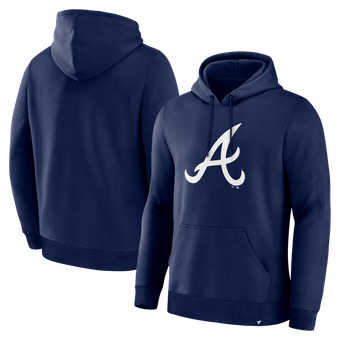 Men's Fanatics Navy Atlanta Braves Primary Logo Legacy Hoodie