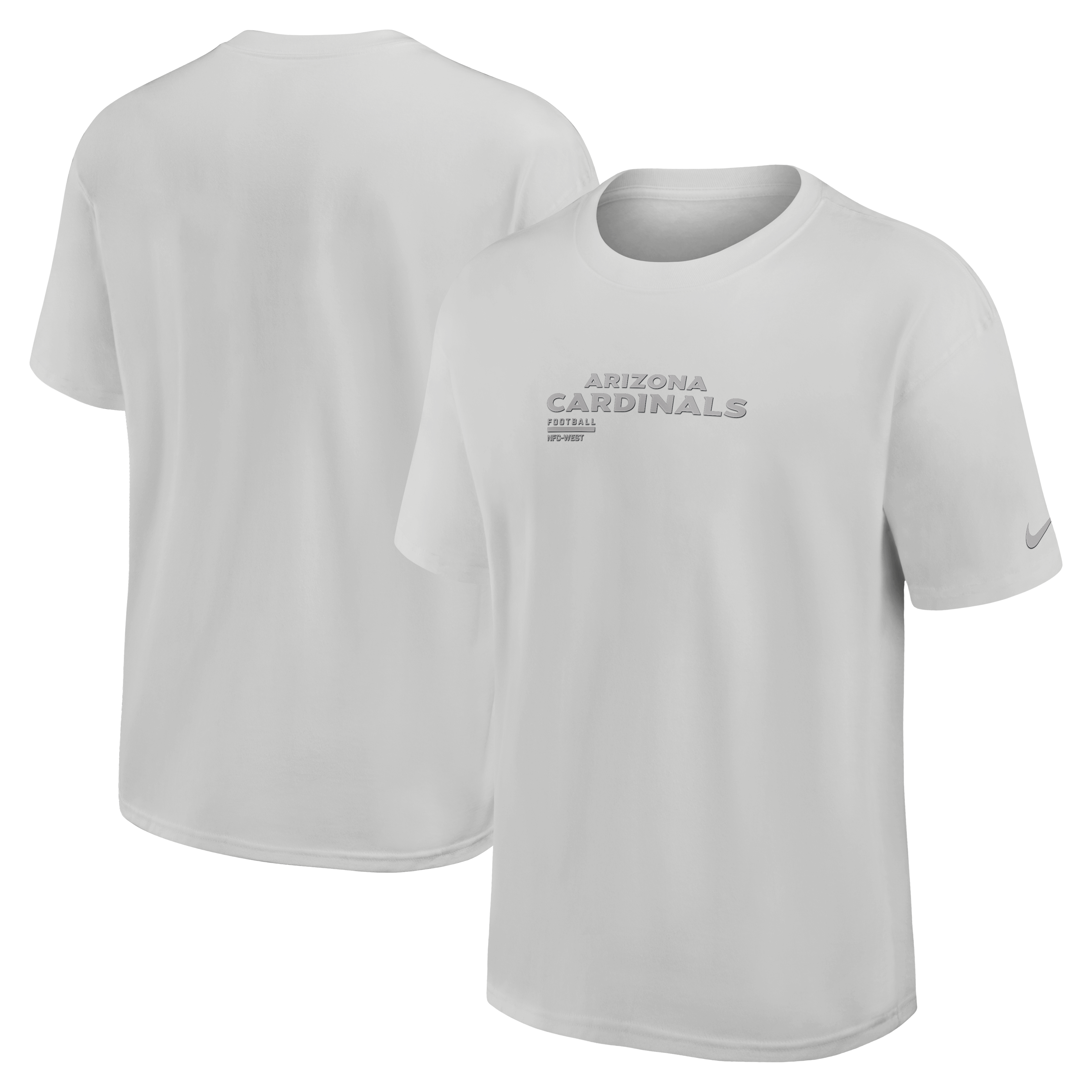 Men's Nike Gray Arizona Cardinals Edge Pack Essentials Max90 T-Shirt