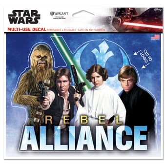 WinCraft Rebel Alliance Star Wars 5" x 6" Multi-Use Decal