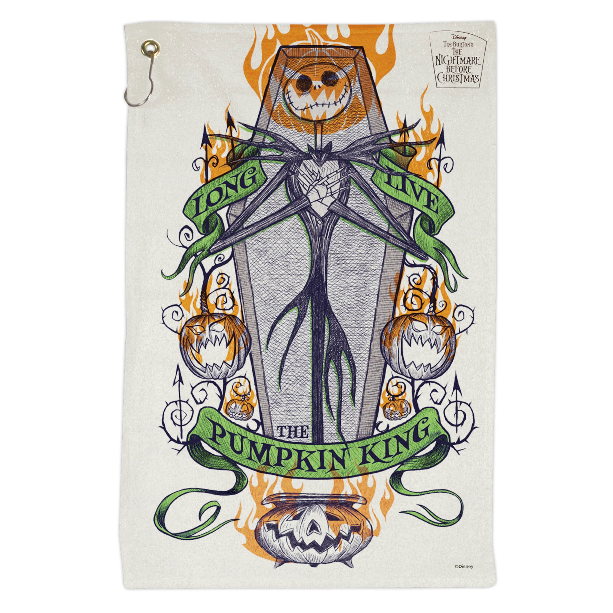 WinCraft  The Nightmare Before Christmas 16'' x 25'' Fan Towel with Hook