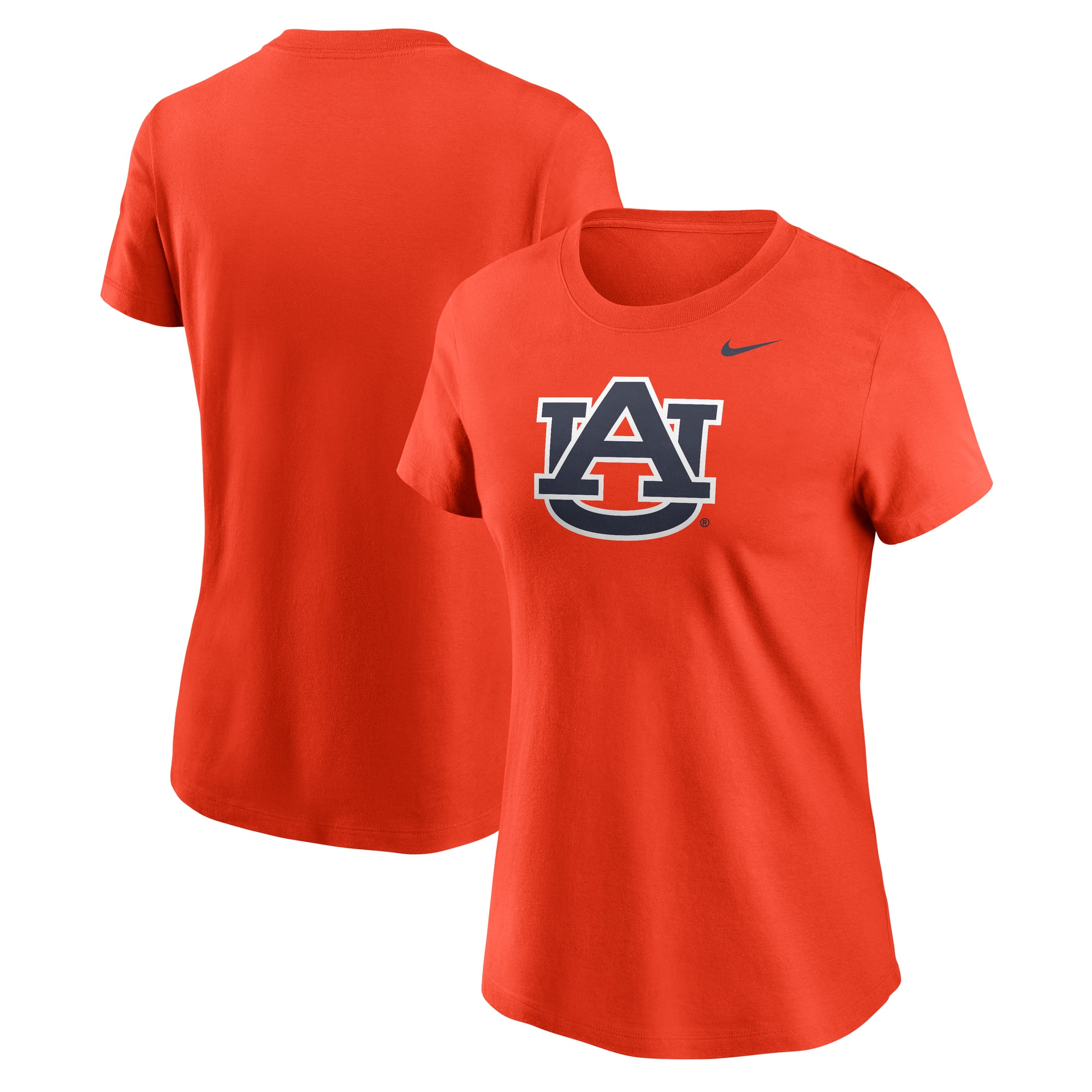 Women's Nike  Orange Auburn Tigers Primary Logo T-Shirt