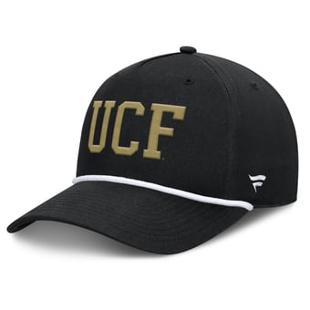 Men's Fanatics  Black UCF Knights Foul Ball Rope Adjustable Hat