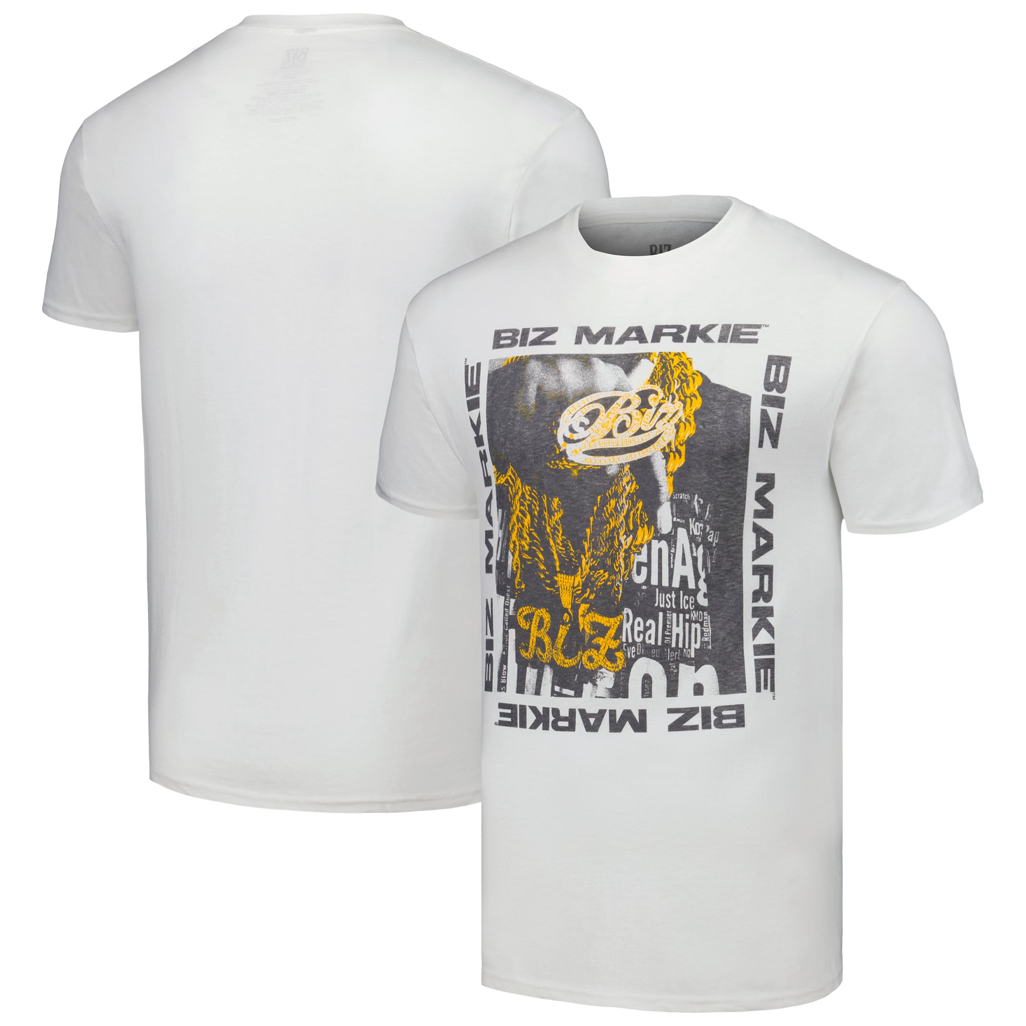 Men's White 50th Anniversary of Hip Hop Biz Markie Graphic T-Shirt