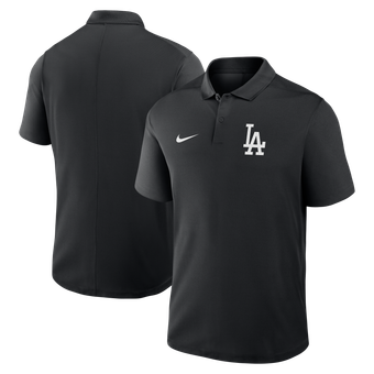 Men's Nike  Black Los Angeles Dodgers Dri-FIT Victory Polo