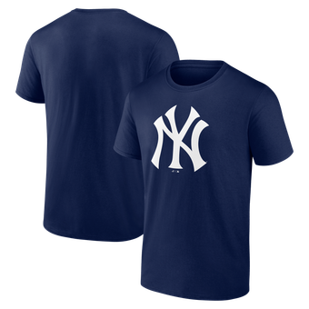 Men's Logo Athletic Navy New York Yankees Official Logo T-Shirt