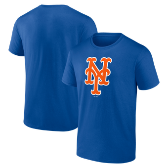 Men's Logo Athletic Royal New York Mets Official Logo T-Shirt