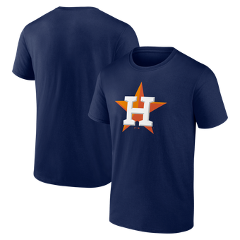 Men's Logo Athletic Navy Houston Astros Official Logo T-Shirt