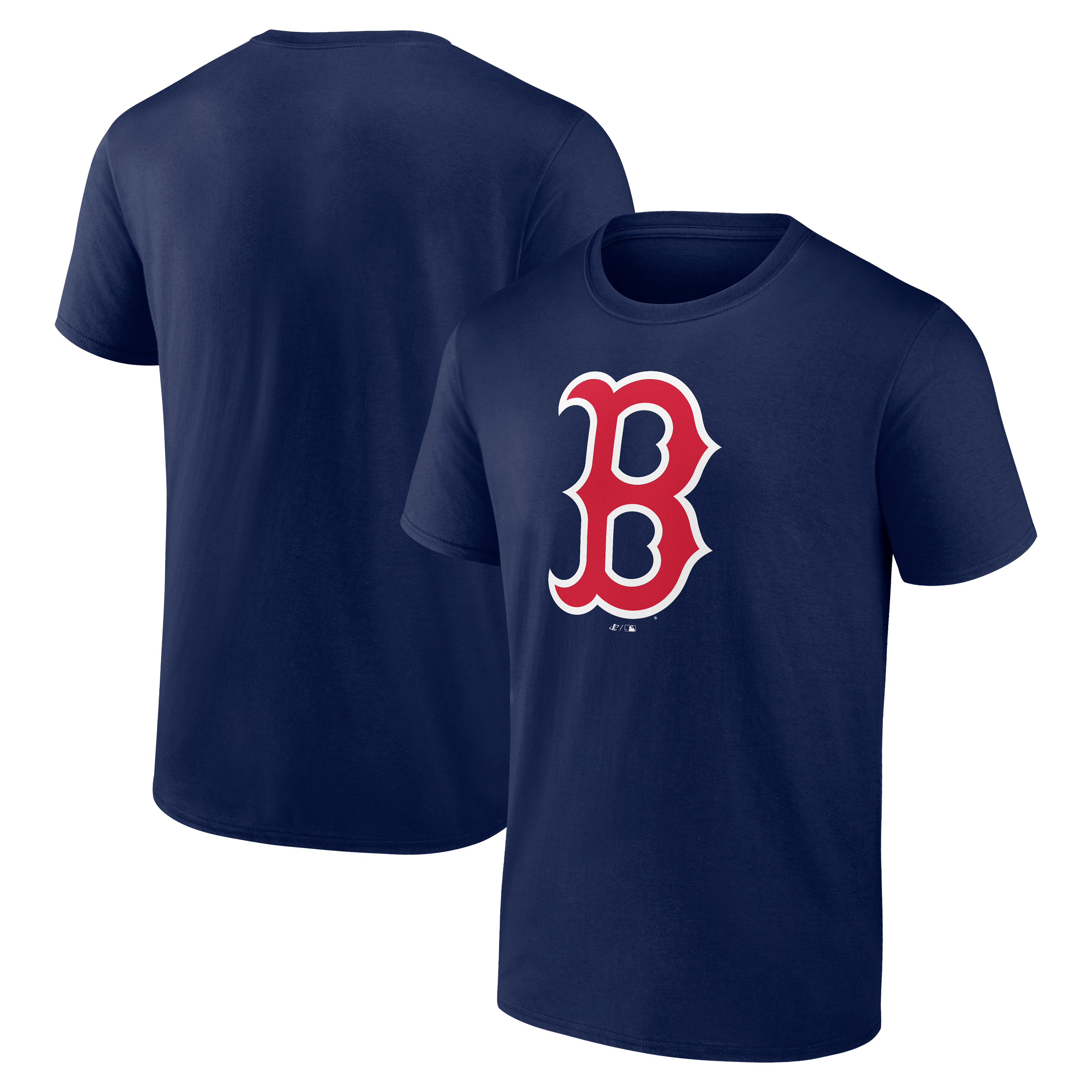 Men's Logo Athletic Navy Boston Red Sox Official Logo T-Shirt