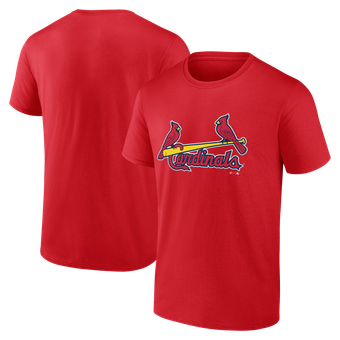Men's Logo Athletic Red St. Louis Cardinals Wordmark T-Shirt