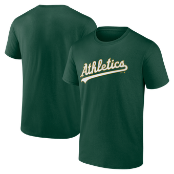 Men's Logo Athletic Green Athletics Wordmark T-Shirt