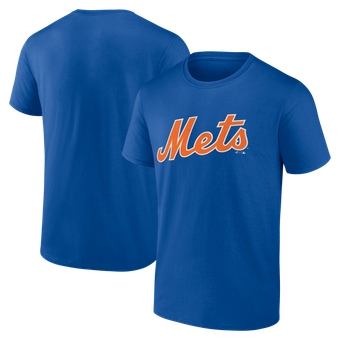 Men's Logo Athletic Royal New York Mets Wordmark T-Shirt