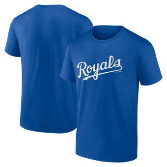Men's Logo Athletic Royal Kansas City Royals Wordmark T-Shirt