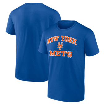 Men's Logo Athletic Royal New York Mets Heart and Soul T-Shirt