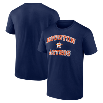 Men's Logo Athletic Navy Houston Astros Heart and Soul T-Shirt