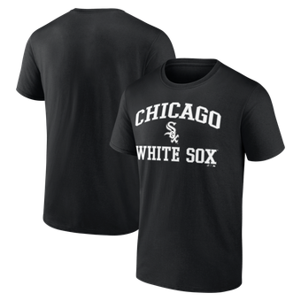 Men's Logo Athletic Black Chicago White Sox Heart and Soul T-Shirt