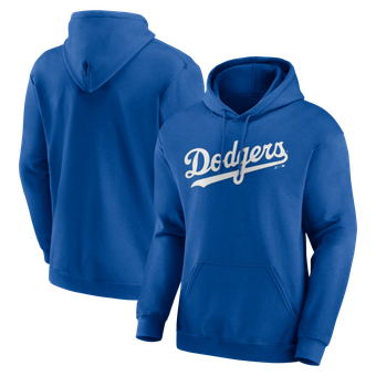 Men's Logo Athletic Royal Los Angeles Dodgers Wordmark Hoodie