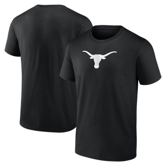 Men's Logo Athletic Black Texas Longhorns Primary Logo T-Shirt