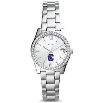 Women's Fossil  Silver Capital University Comets Scarlette Mini Three-Hand Date Watch