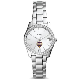 Women's Fossil  Silver Carlow University Celtics Scarlette Mini Three-Hand Date Watch
