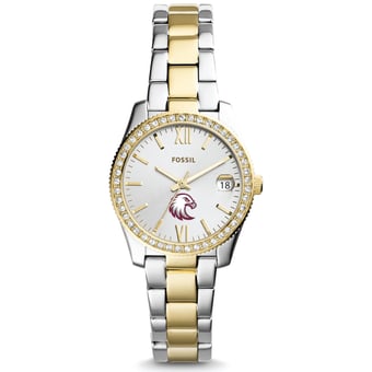 Women's Fossil  Silver/Gold Augsburg Auggies Scarlette Mini Two-Tone Stainless Steel Watch