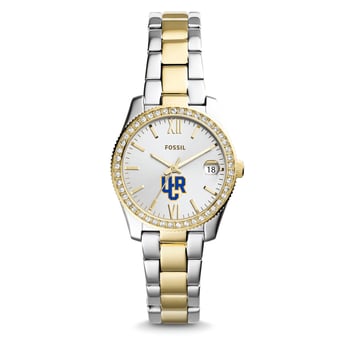 Women's Fossil  Silver/Gold UC Riverside Highlanders Scarlette Mini Two-Tone Stainless Steel Watch
